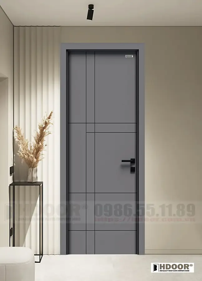 Cửa nhựa composite chỉ sơn HDOOR-CS95