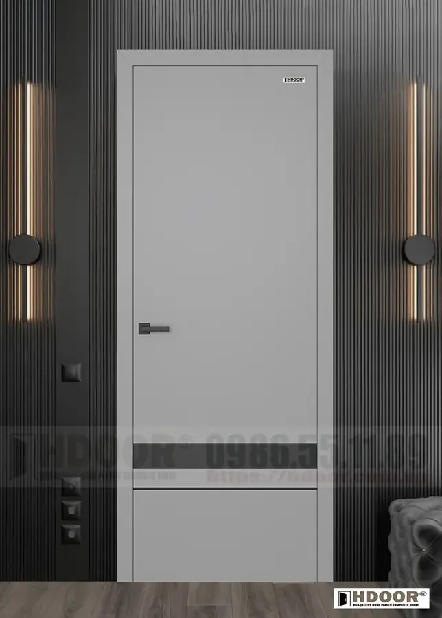 Cửa nhựa composite chỉ sơn HDOOR-CS96