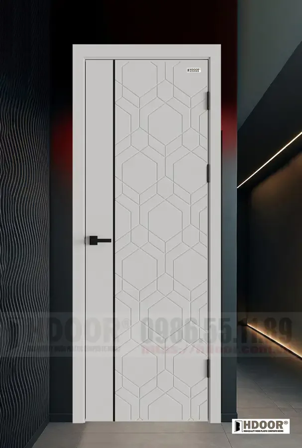 Cửa nhựa composite chỉ sơn HDOOR-CS101
