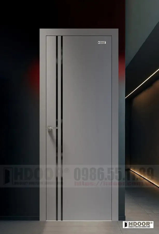 Cửa nhựa composite chỉ sơn HDOOR-CS100