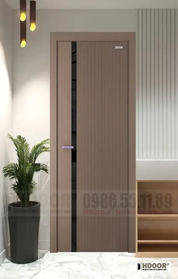 Cửa nhựa composite chỉ sơn HDOOR-CS103