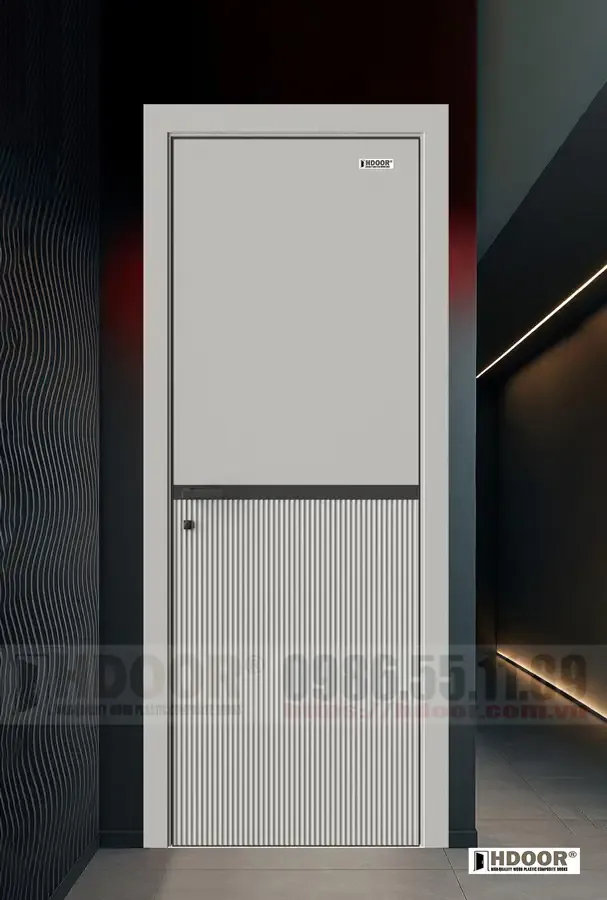 Cửa nhựa composite chỉ sơn HDOOR-CS99